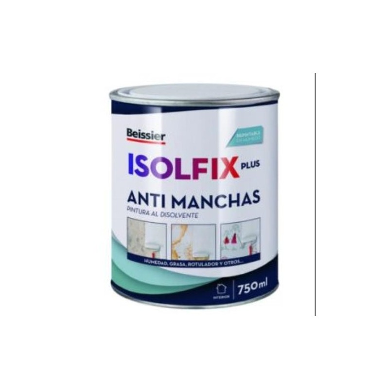 PINTURA ANTIMANCHAS ISOLFIX PLUS BCO.750ML 34040-6