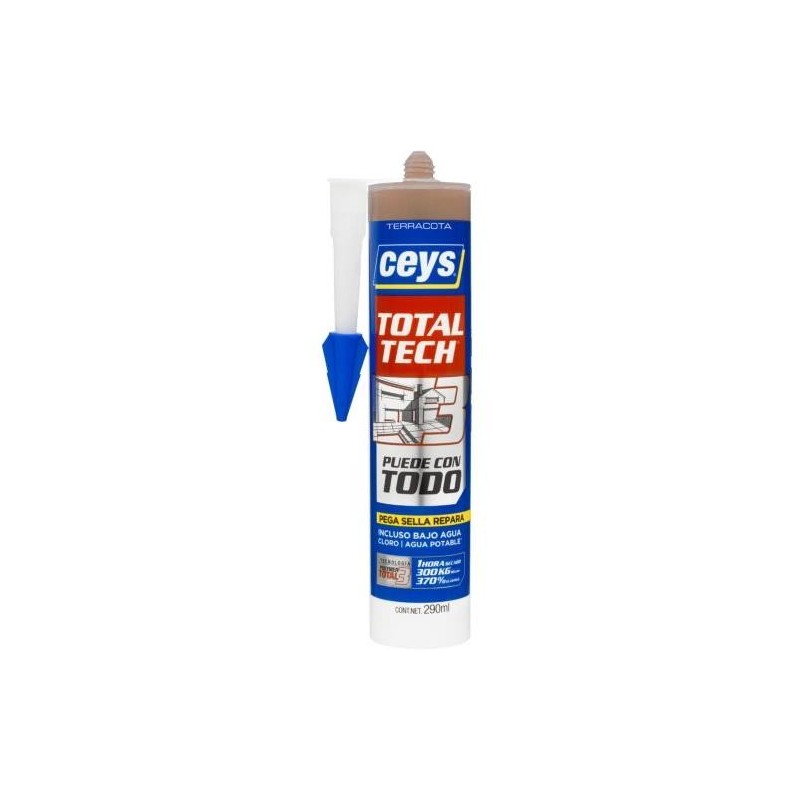 CEYS TOTAL TECH TERRACOTA CARTUCHO 290ML 507223