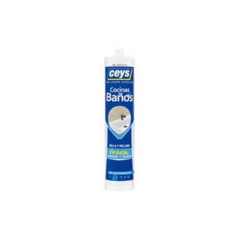 CEYS SELLADOR COCINA BAÑO  BLANCO 280ML 505701