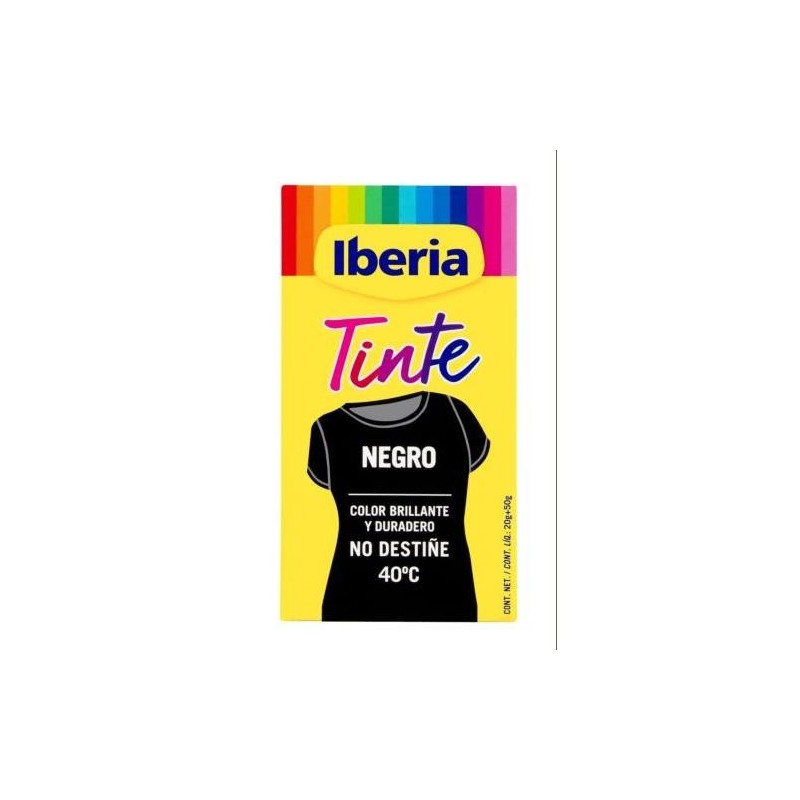 TINTE IBERIA 40º CENTIGRADOS NEGRO 214121