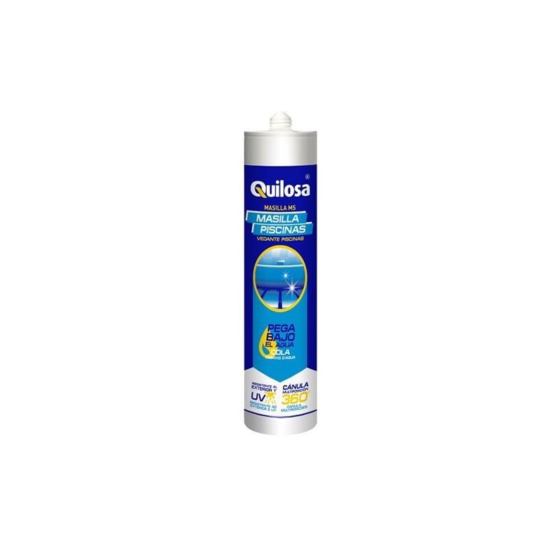 QUILOSA MASILLA PISCINAS PEGA Y SELLA 280 ML AZUL