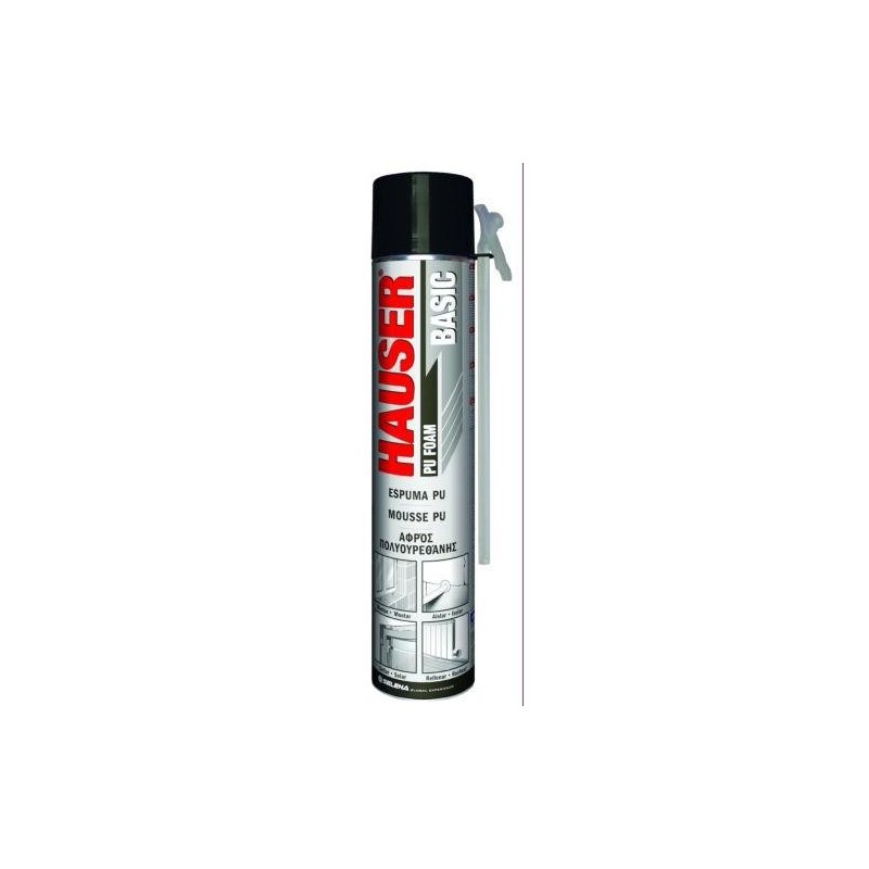 ESPUMA POLIU. HAUSER BASIC AEROSOL 750 ML. T005215