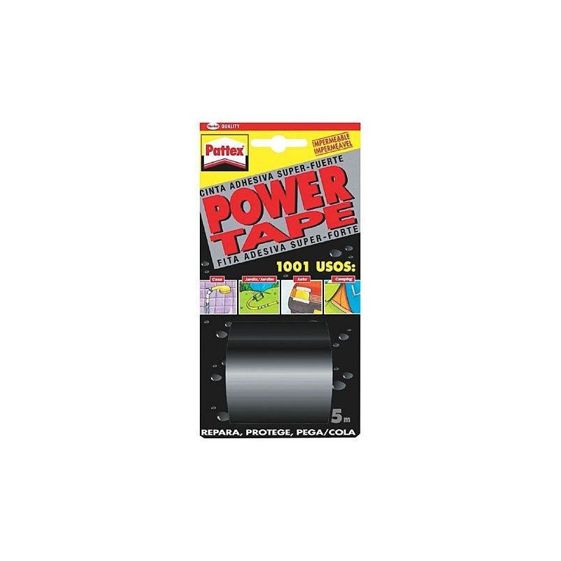 CINTA POWER-TAPE NEGRO 50X5 (BL.) 471554