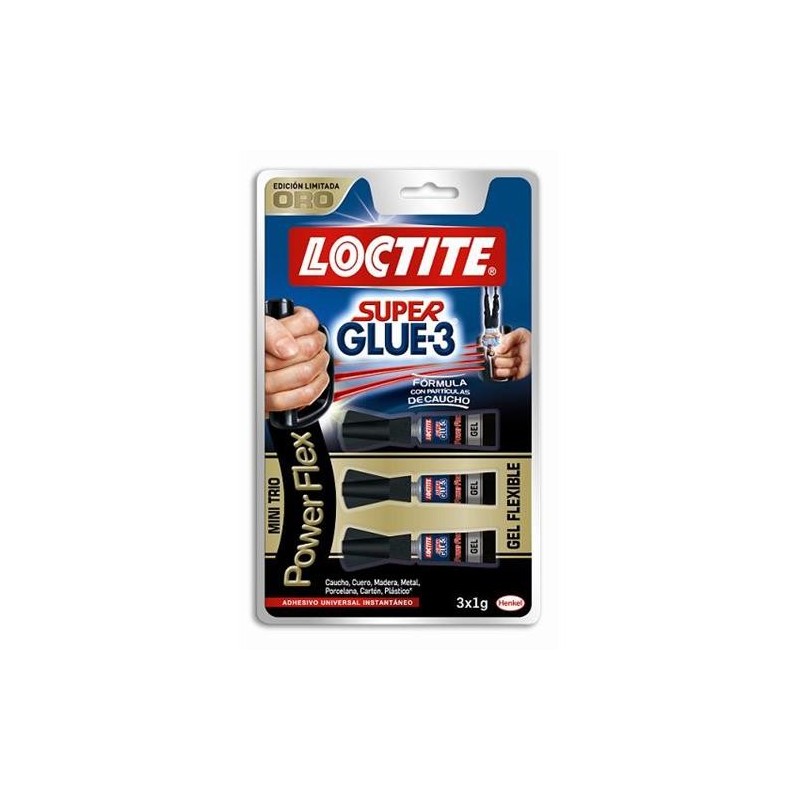 LOCTITE POWERFLEX 1 GR. MINITRIO BLISTER-3