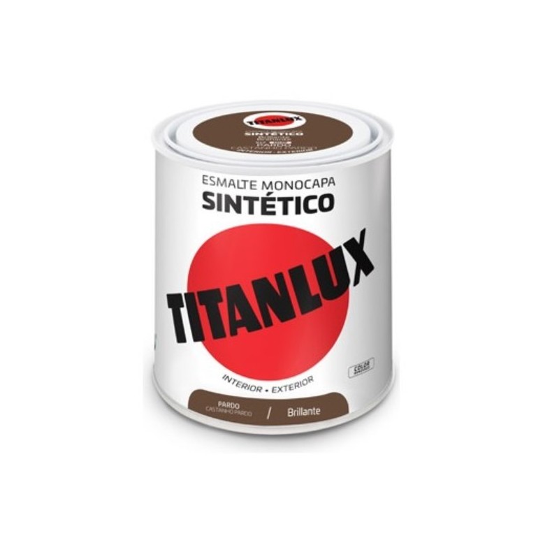 ESMALTE TITANLUX 250ML 517 001 PARDO