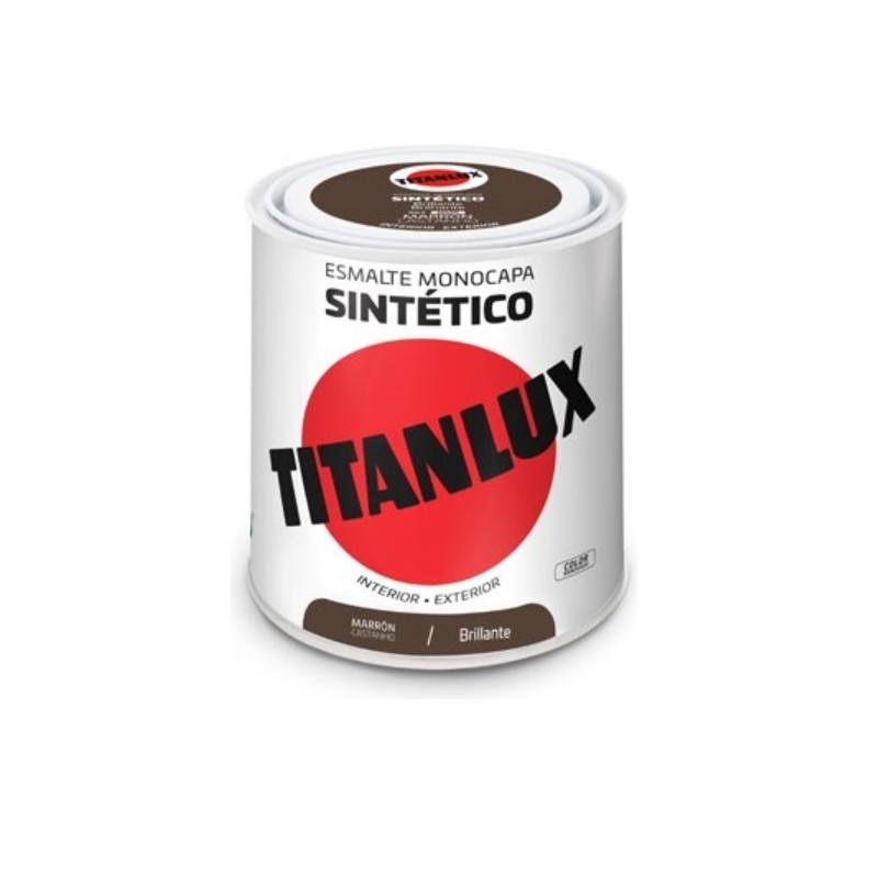 ESMALTE SINTETICO TITANLUX  547 MARRON 250ML