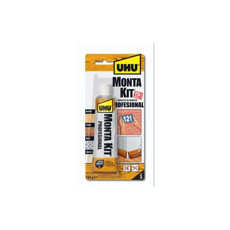 UHU MONTA KIT PROFESIONAL TUBO 125 GR. 6310658