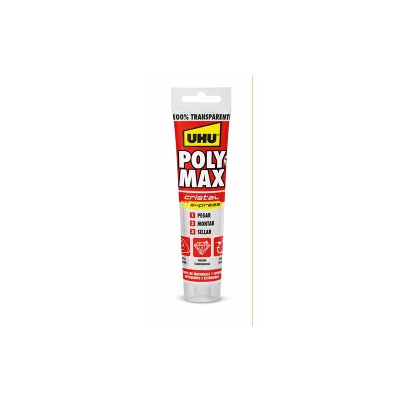 ADHESIVO POLY MAX CRISTAL EXPRESS TUBO 115 GR.