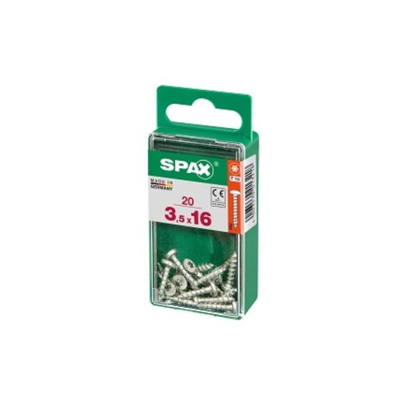 TORNILLO SPAX C/R WIROX TX TR 3.5X16 (CAJA-20UND)