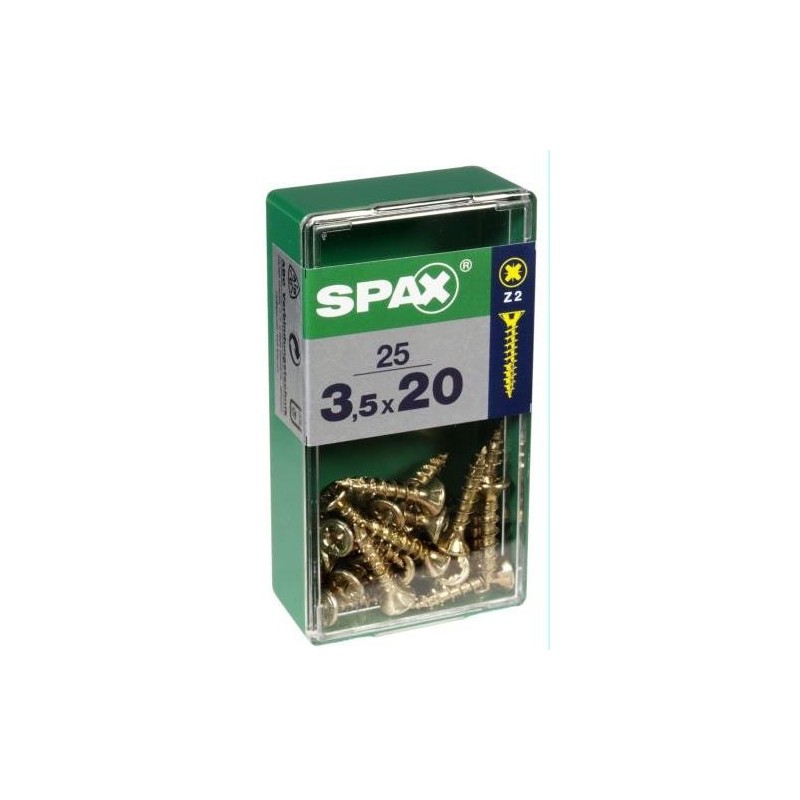 TORNILLO SPAX C/PL POZI BRICO. 3.5X16 C/100 UDS