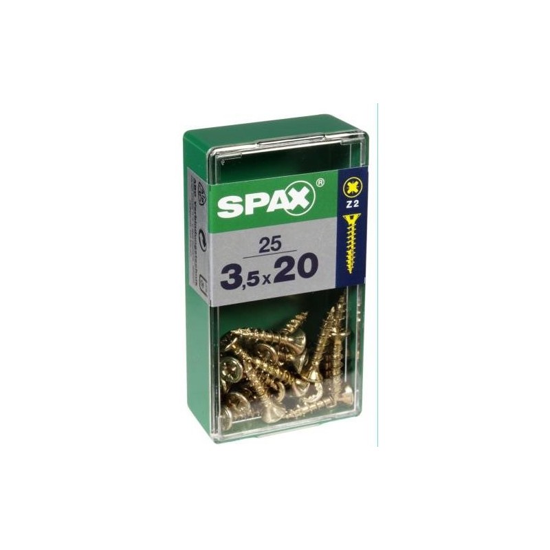 TORNILLO SPAX C/PL POZI BRICO. 3.5X16 C/25 UDS