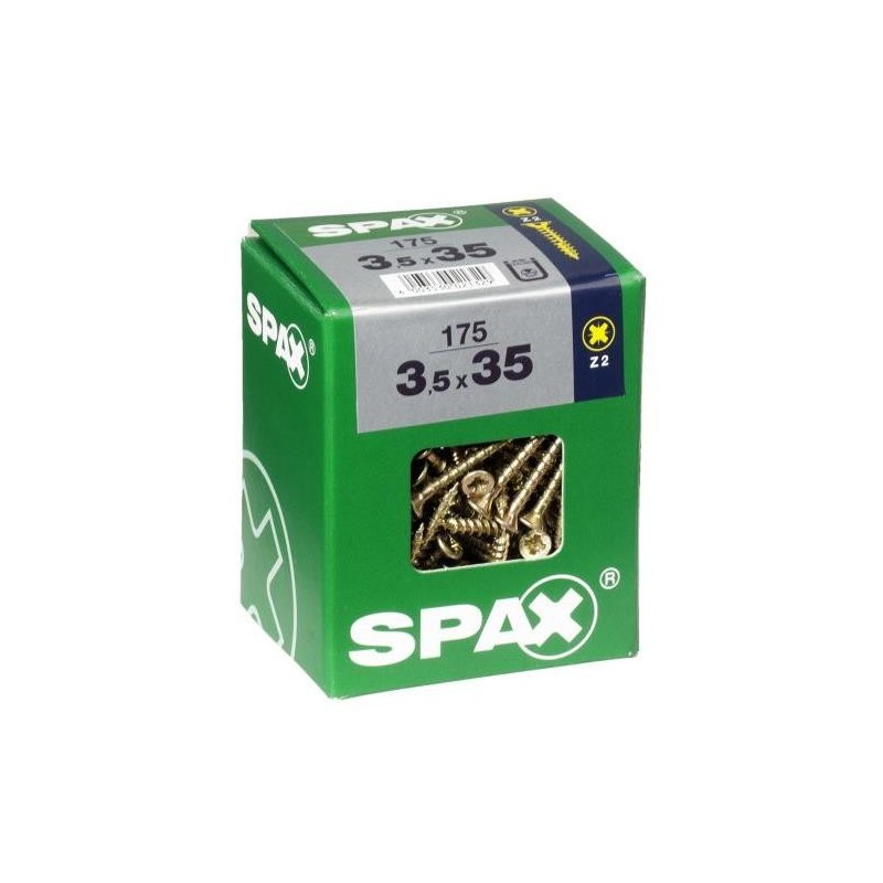 TORNILLO SPAX C/PL POZI BRICO. 3.5X30 C/200 UDS