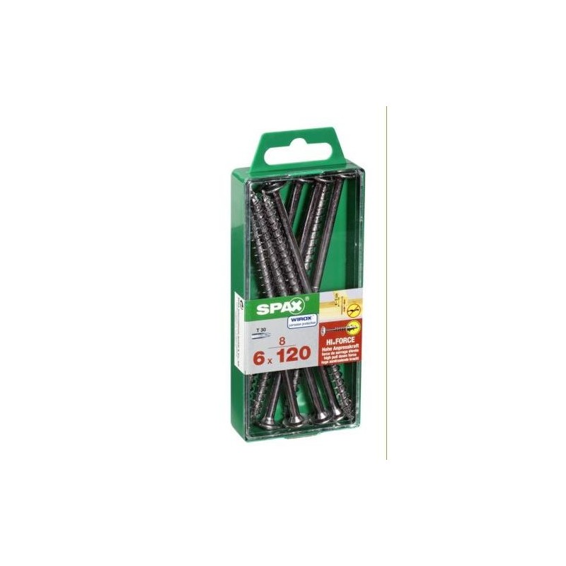 TORN. SPAX C/ARAN.TORX 6.0X120 WIROX C/8 UDS