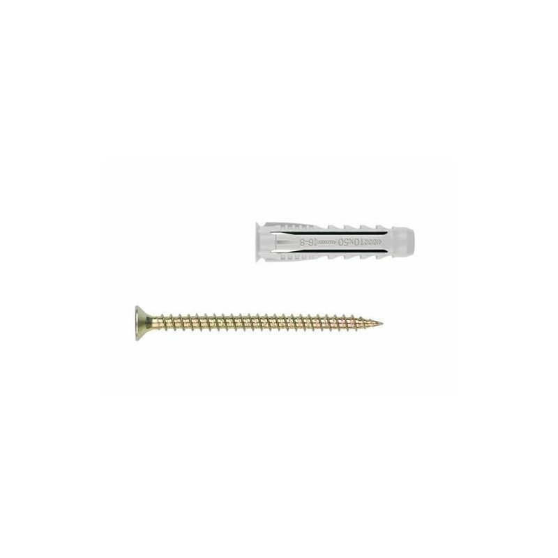 TACO EXPANSIVO CON TORNILLO 5X25 (BL.) BZTPPOTS05