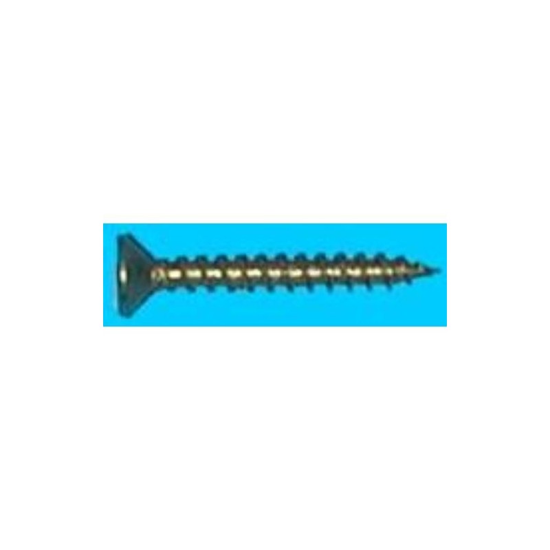 TORNILLO AGLOMERADO C/PL. PZ. 2,5X20 BICRO. BL.