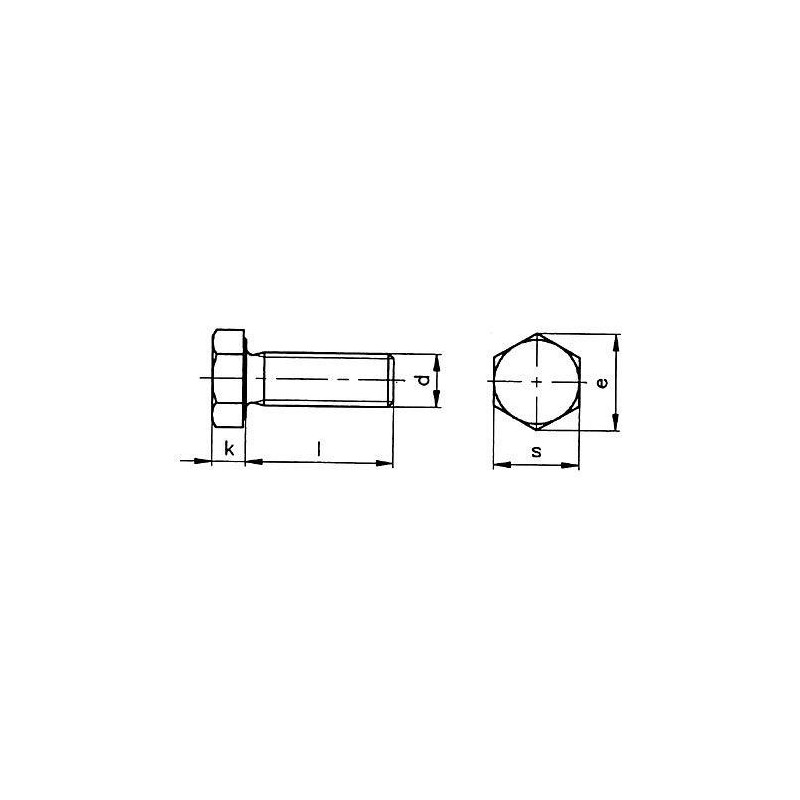 TORNILLO EXAGONAL DIN-933 INOX. A-2 4X10 (CENT.)