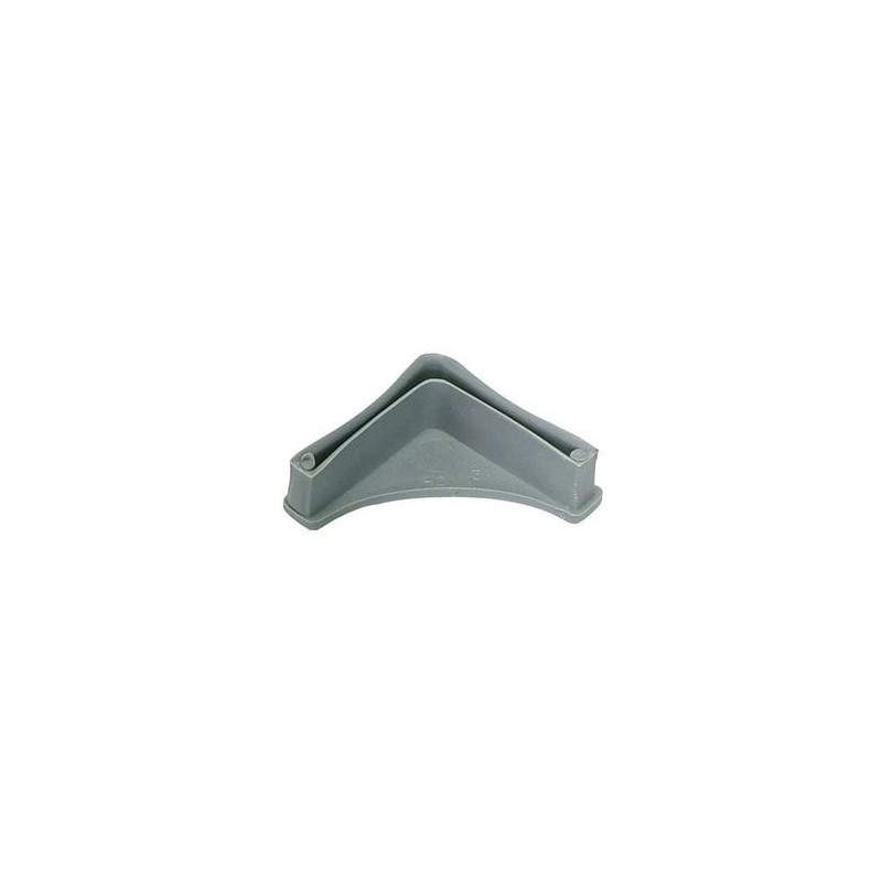 PIE PLASTICO PERFIL AR-4 40X40 GRIS