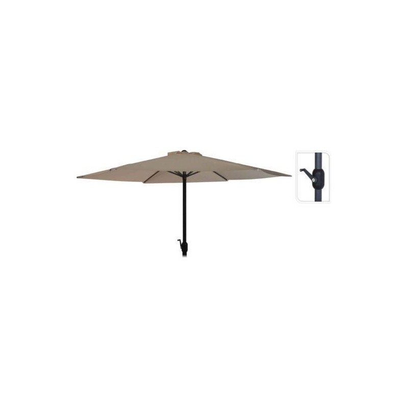 PARASOL ALUMINIO 3M C/MANIVELA TAUPE FD4300610