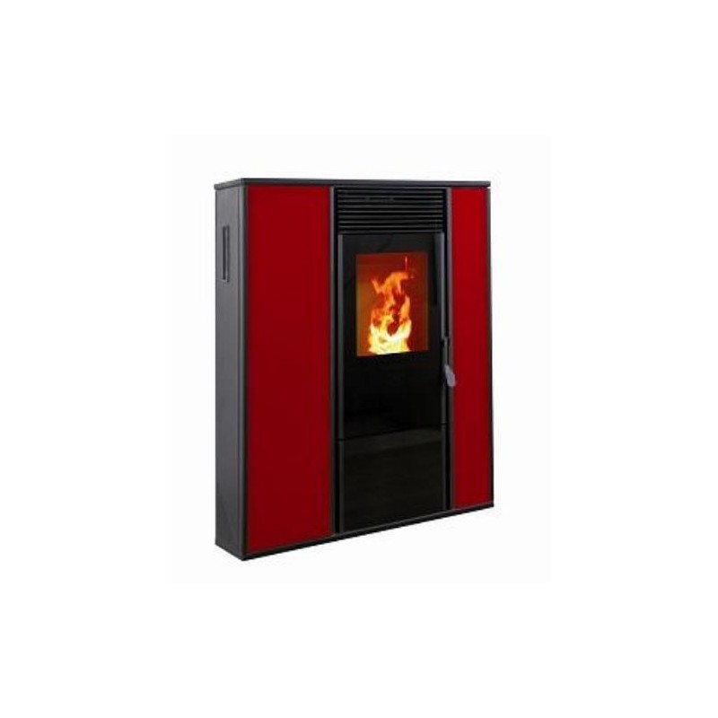 ESTUFA PELLET 14,30KW. ALICE ROJO E7000