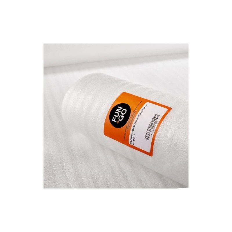 ESPUMA FOAM POLIETILENO BLANCO 2MM. 1,2X25M. 20027