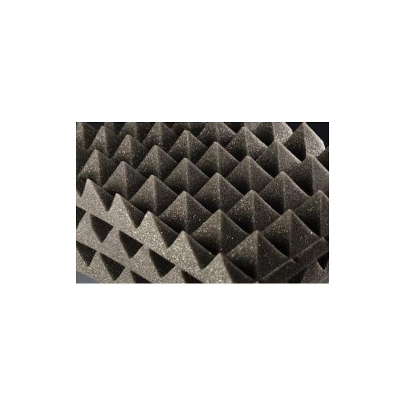 ESPUMA ACUSTICA PIRAMIDE 45X45X4,3CM (8 UDS) 50500