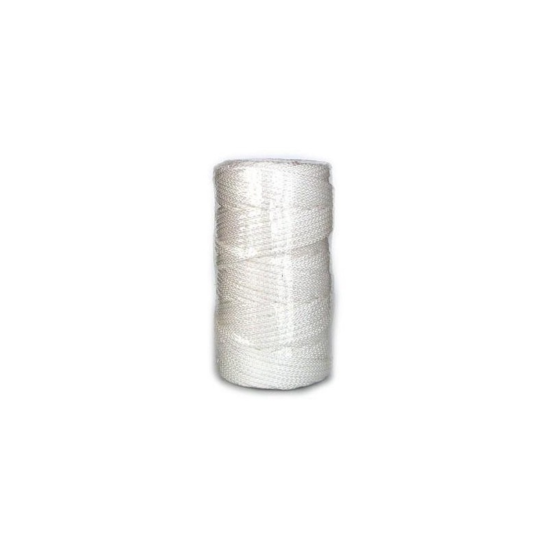 CORDON TRENZADO NYLON 18 MM. BCO.(CARRETE-100 M.)