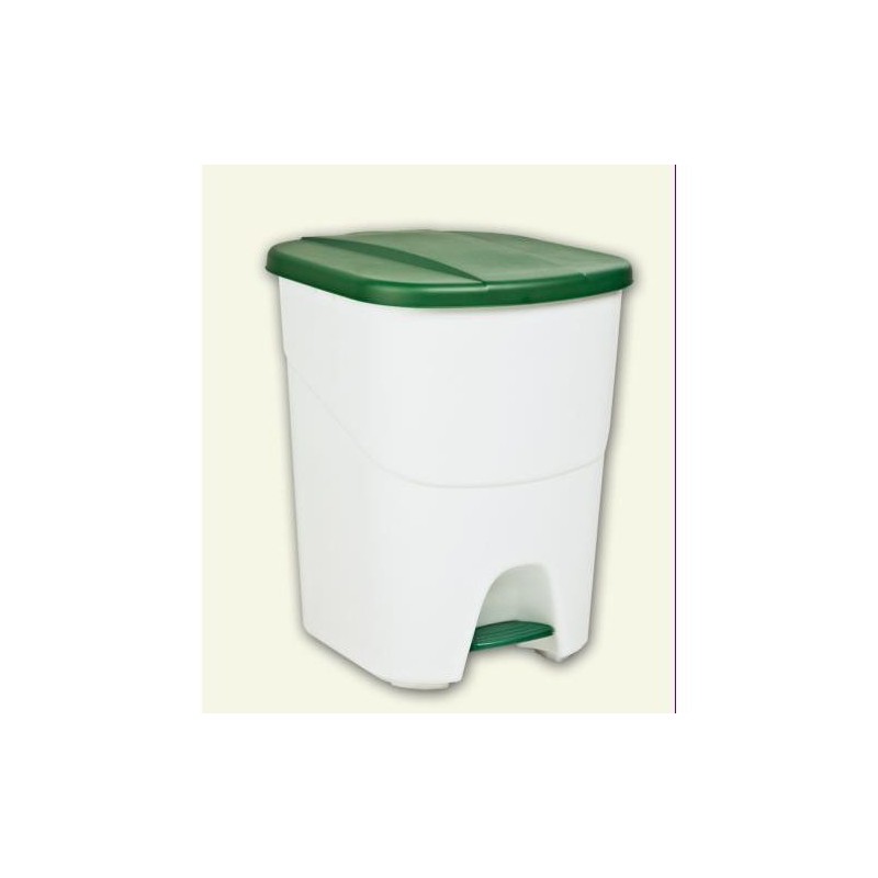 PEDALBIN ECOLOGICO 40 L. VERDE 24180