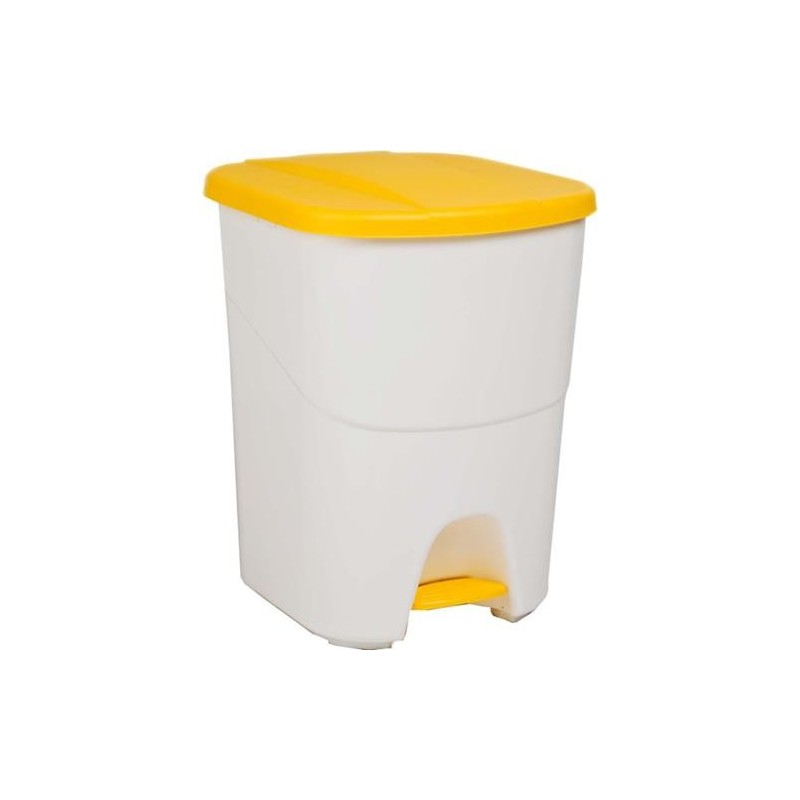 PEDALBIN ECOLOGICO 40 L. AMARILLO 24180