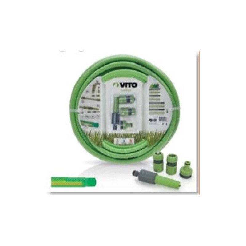 KIT MANGUERA RIEGO COMPLETO 5/8 20M VIK6020