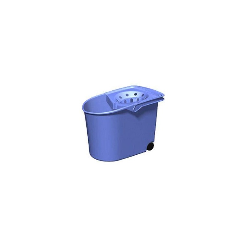 CUBO ESCURRIDOR RUEDAS AZUL 1103200