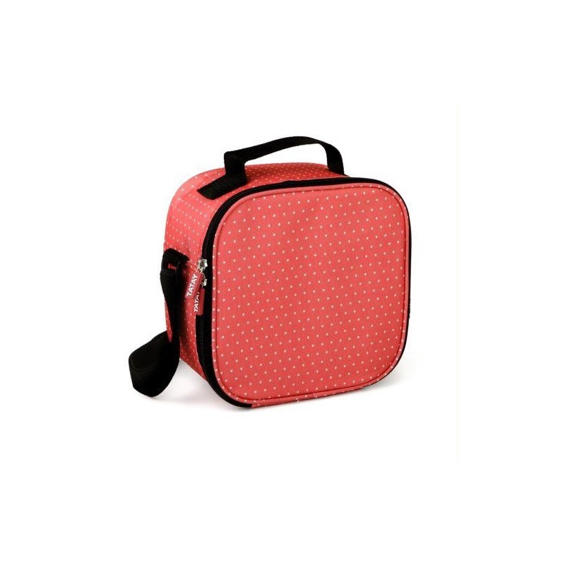 BOLSA PORTA ALIMENTO URBAN FOOD DOTS ROJO 1167507