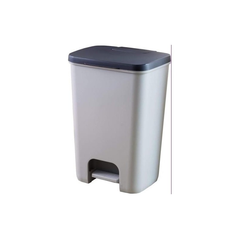 CUBO PEDAL BIN CIERRE PEDAL GRIS 25L. 248976