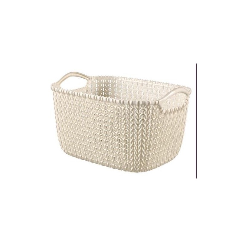 CESTO RECTANGULAR 8 L. BLANCO OASIS 230012