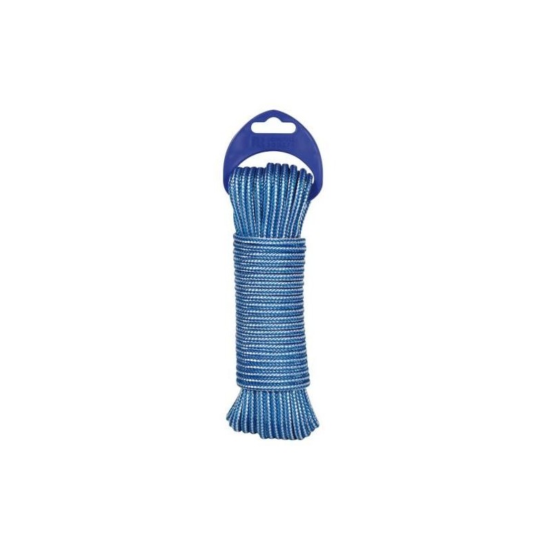 CORDON PP. ALMA TEXTURA 4MM. AZUL/BLANCO 15M.