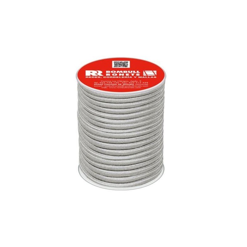 CUERDA ELASTICA PES 06MM 25M BLANCO 451410002244