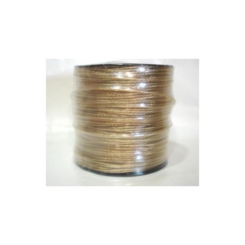 CABLE ACERO PLASTIFICADO ORO 200 M.