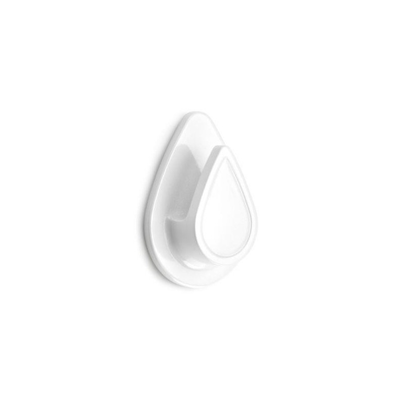 COLGADOR ADHESIVO GOTA BLANCO 2193-2