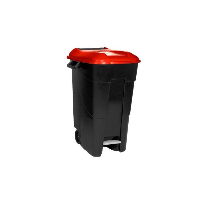 CONTENEDOR BASURA 120 L. ROJO 423109