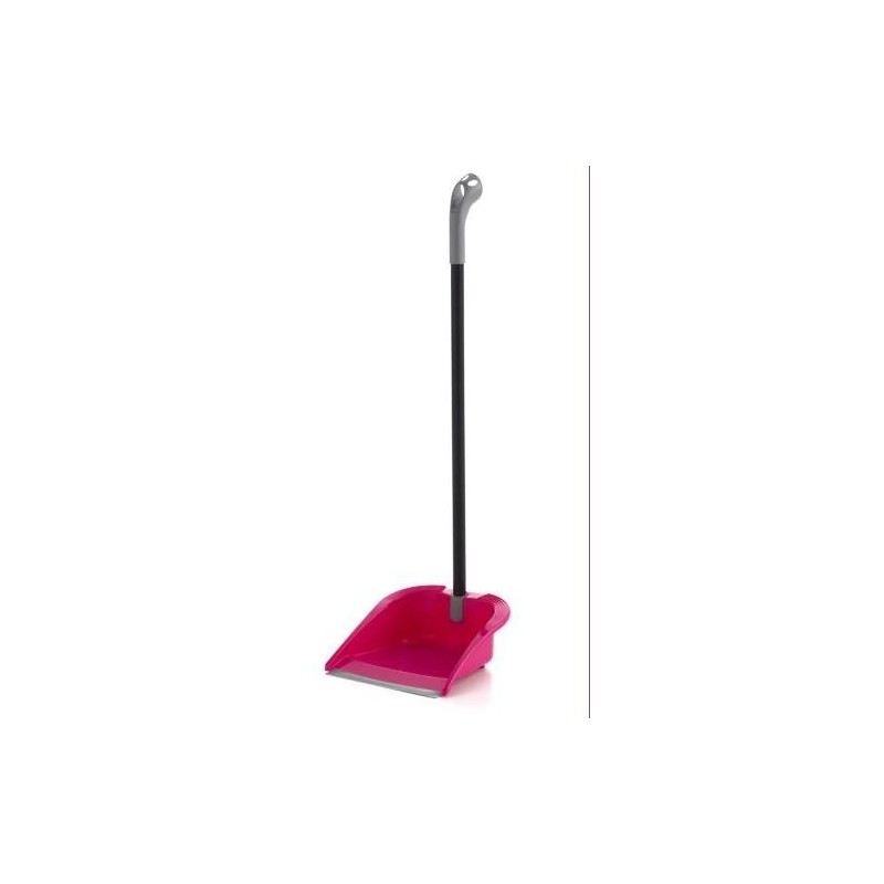 RECOGEDOR PLEGABLE FUCSIA CON PALO 09022