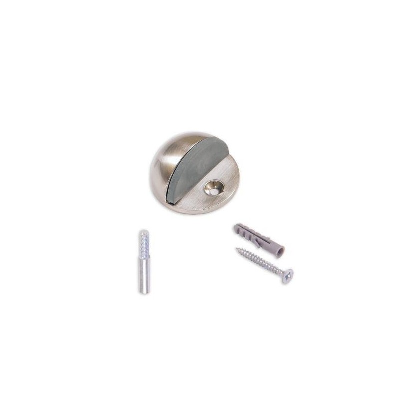 TOPE PUERTA C/PIVOTE Y TORNILLO CROMO MATE B90200F