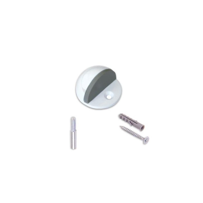 TOPE PUERTA C/PIVOTE Y TORNILLO BLANCO B90200D