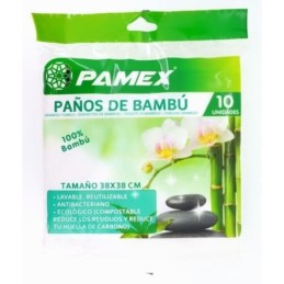 PAÑO BAMBU LAVABLE 38X38