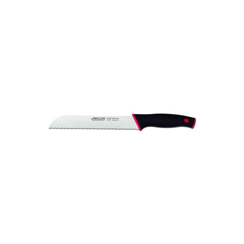 CUCHILLO PANADERO 200 MM. DUO ROJO 147722