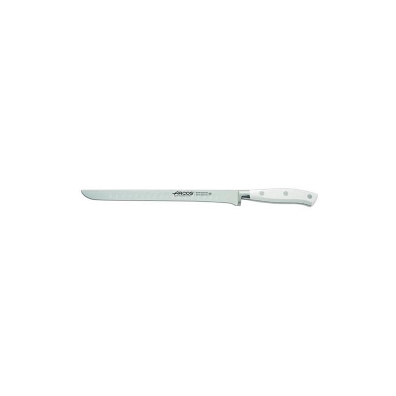 CUCHILLO JAMONERO CON ALVEOLOS 25CM RIVIERA BLANCO