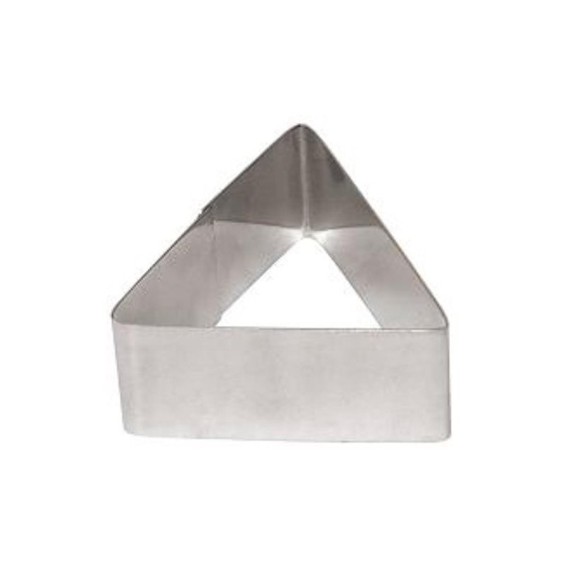 EMPLATADOR TRIANGULAR INOXIDABLE 8X4 CM. 2151