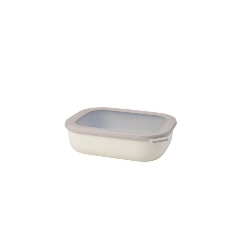 BOTE COCINA CIRQULA RECTANGULAR 2000ML NORDIC WHIT