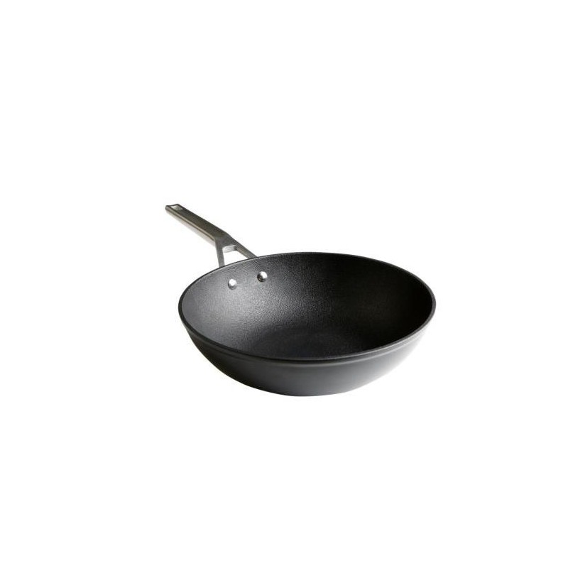 WOK ALUMINIO FORJADO ECO-STEEL 28CM