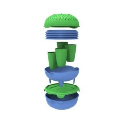 SET PICNIC PICK&GO AZUL Y...