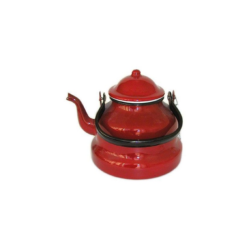 CAFETERA ESMALTADA PAVA 1 L. ROJO 910410