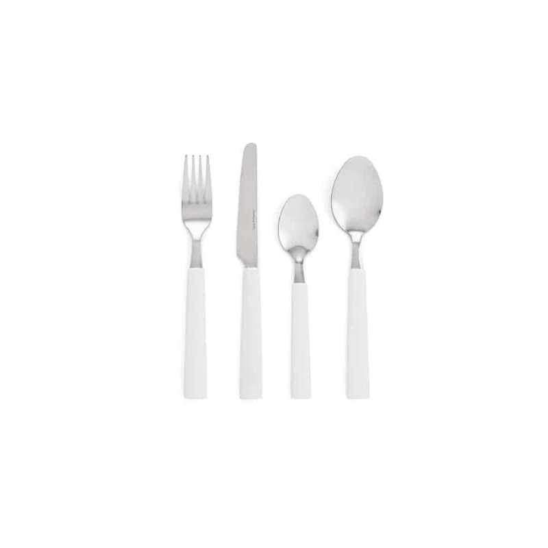 SET 24 CUBIERTOS BLANCO HABITAT QD 7714007